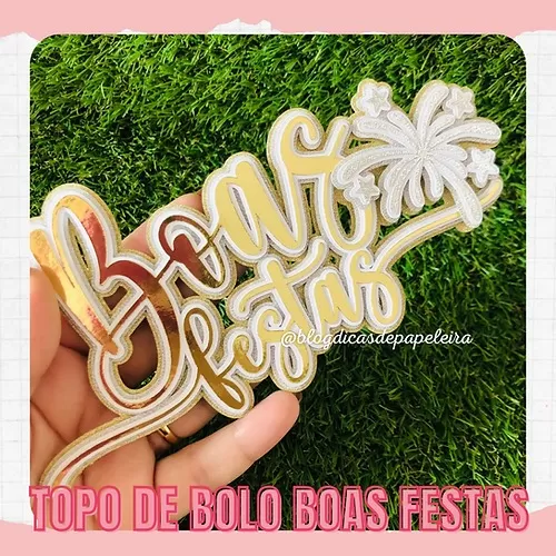 Arquivos De Corte – Topo De Bolo | Boas Festas – Dicas De Papelaria