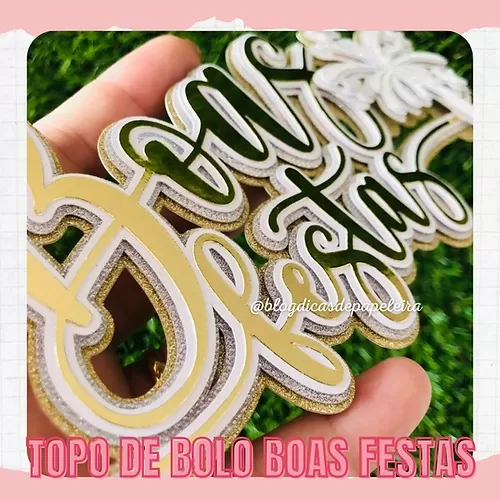 Arquivos De Corte – Topo De Bolo | Boas Festas – Dicas De Papelaria