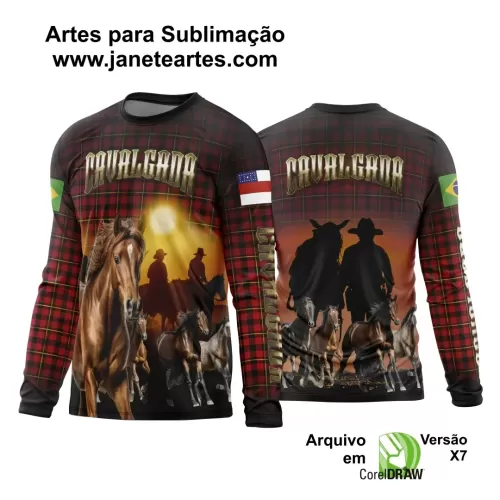 Arte Estampa Camisa 2024 - Rodeio - Cavalgada