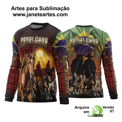 Arte Estampa Camisa 2024 - Rodeio - Cavalgada