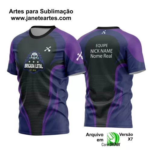 Arte Estampa Camisa - Game 2024 - 2025