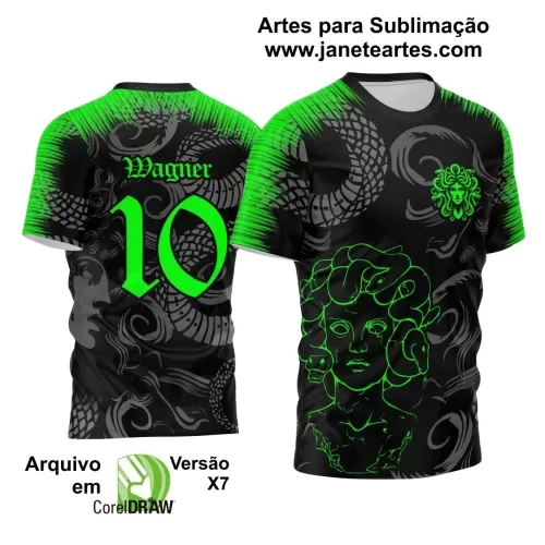 Arte Estampa Camisa Interclasse - Jogos Internos 2024 - Medusa 