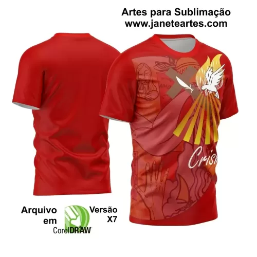 Arte Estampa - Camisa Religião - Crisma - 2024 - 2025