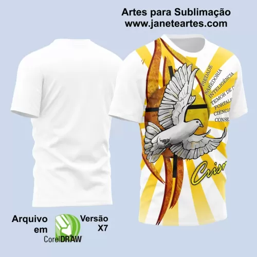 Arte Estampa - Camisa Religião - Crisma - 2024 - 2025