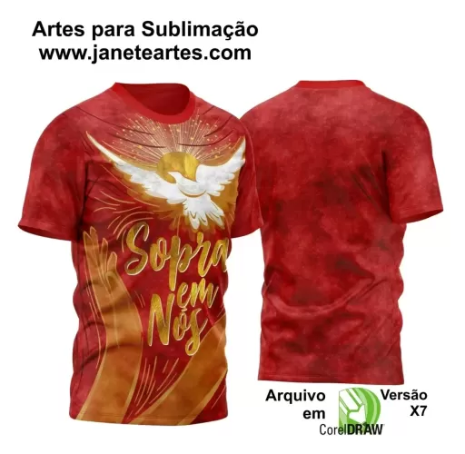 Arte Estampa - Camisa Religião - Crisma - 2024 - 2025