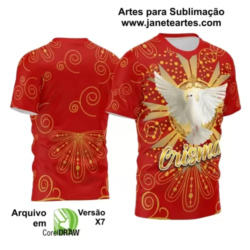 Arte Estampa - Camisa Religião - Crisma - 2024 - 2025