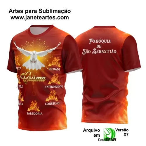 Arte Estampa - Camisa Religião - Crisma - 2024 - 2025