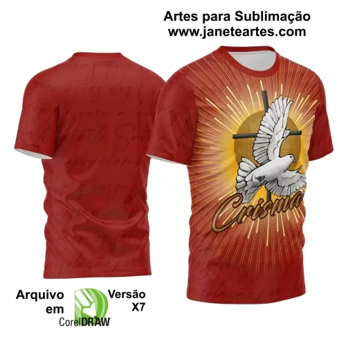 Arte Estampa - Camisa Religião - Crisma - 2024 - 2025