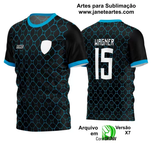 Arte Estampa Camisa Vetor - Interclasse 2024 - Jogos Internos 2024 - Time Amador - Futebol 2024