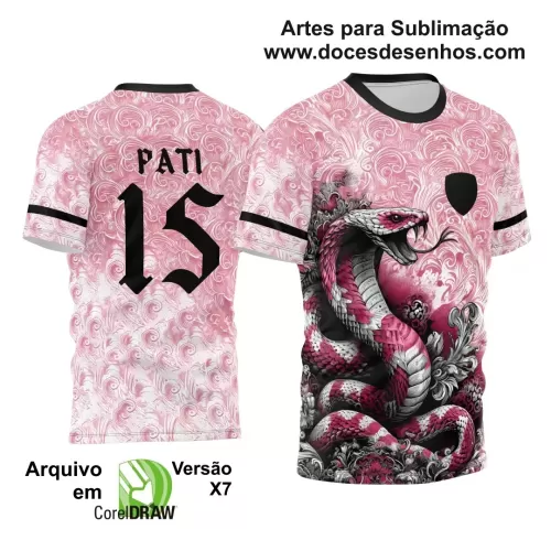 Arte Estampa - Camisa de Interclasse - Cobra - Serpente  2024-2025