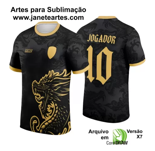 Arte Estampa - Camisa de Interclasse - Dragão 2024-2025