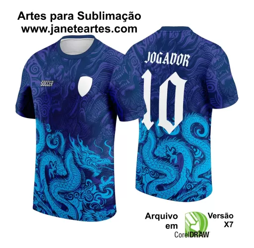 Arte Estampa - Camisa de Interclasse - Dragão 2024-2025