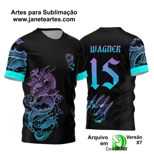 Arte Estampa - Camisa de Interclasse - Dragão 2024-2025