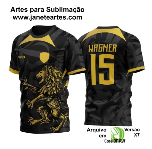 Arte Estampa - Camisa de Interclasse - Leão - 2024 - 2025