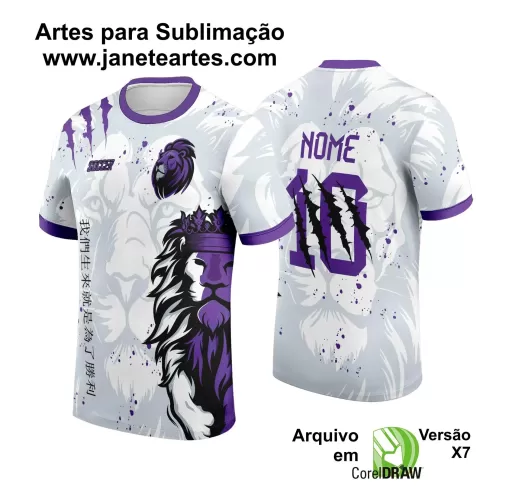 Arte Estampa - Camisa de Interclasse - Leão - 2024 - 2025