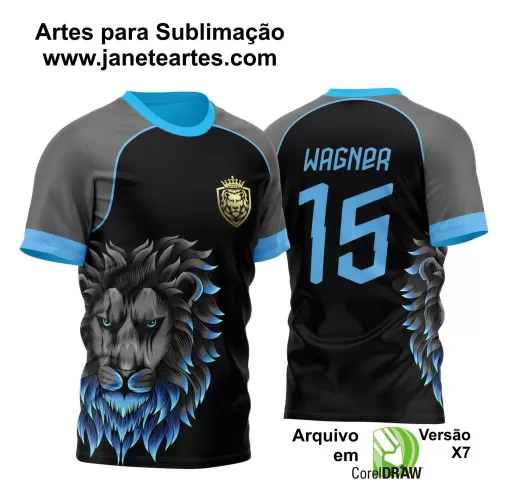 Arte Estampa - Camisa de Interclasse - Leão - 2024 - 2025