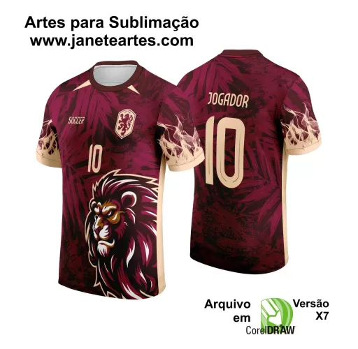 Arte Estampa - Camisa de Interclasse - Leão - 2024 - 2025