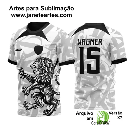 Arte Estampa - Camisa de Interclasse - Leão - 2024 - 2025