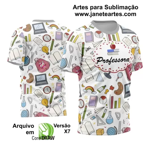 Arte Estampa - Camisa de Professora - 2024 - 2025