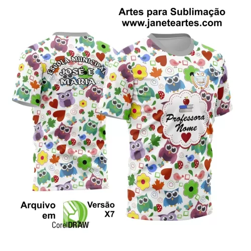 Arte Estampa - Camisa de Professora - 2024 - 2025