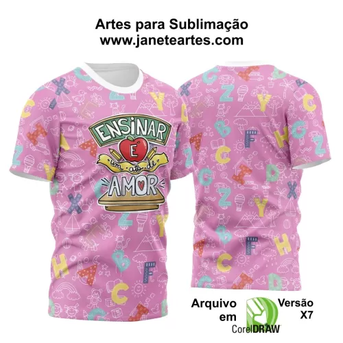 Arte Estampa - Camisa de Professora - 2024 - 2025