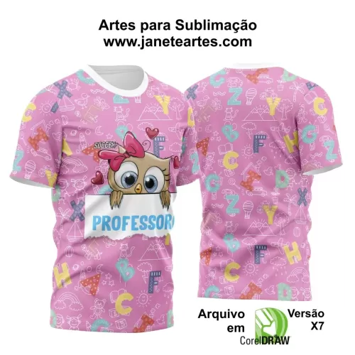 Arte Estampa - Camisa de Professora - 2024 - 2025