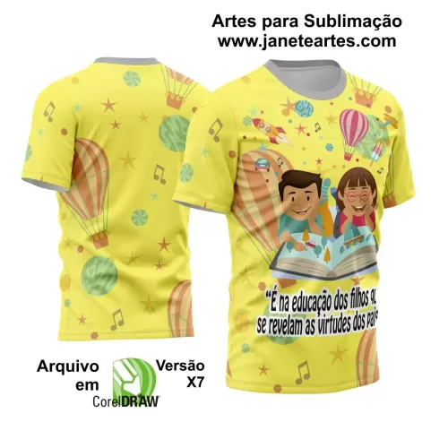 Arte Estampa - Camisa de Professora - 2024 - 2025