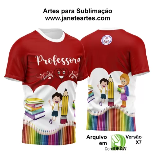 Arte Estampa - Camisa de Professora - 2024 - 2025