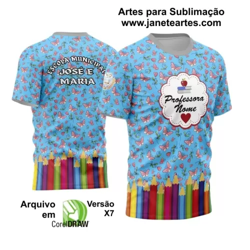 Arte Estampa - Camisa de Professora - 2024 - 2025