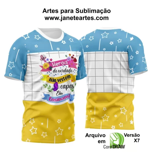 Arte Estampa - Camisa de Professora - 2024 - 2025