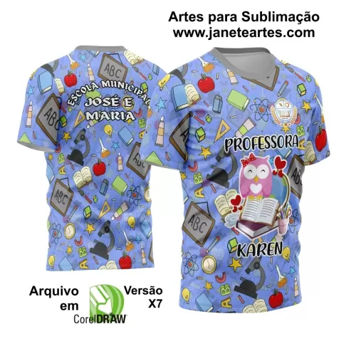 Arte Estampa - Camisa de Professora - 2024 - 2025