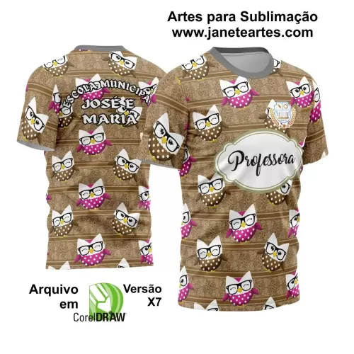 Arte Estampa - Camisa de Professora - 2024 - 2025