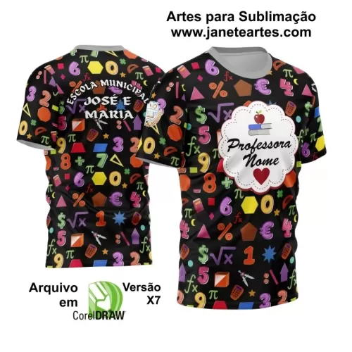 Arte Estampa - Camisa de Professora - 2024 - 2025