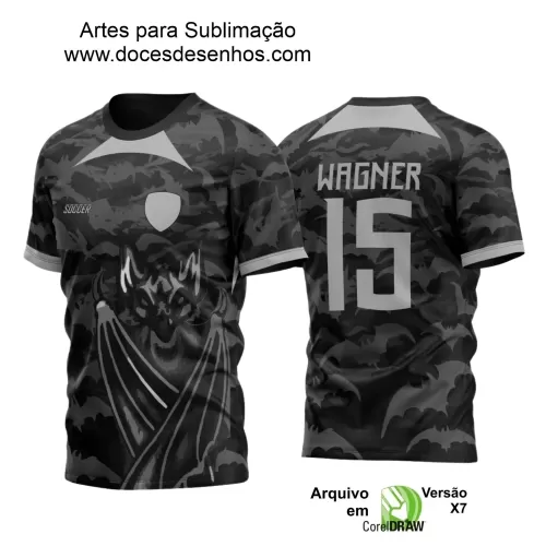 Arte Estampa Camiseta Escolar - Interclasse 2024 – 2025 - Morcegos