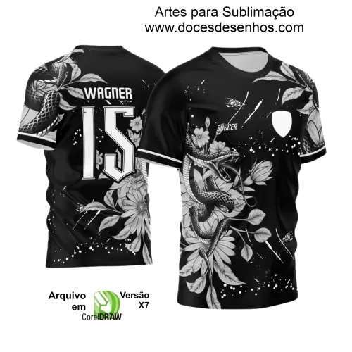 Arte Estampa Camiseta Escolar - Interclasse 2024 – 2025 - Tema Cobra