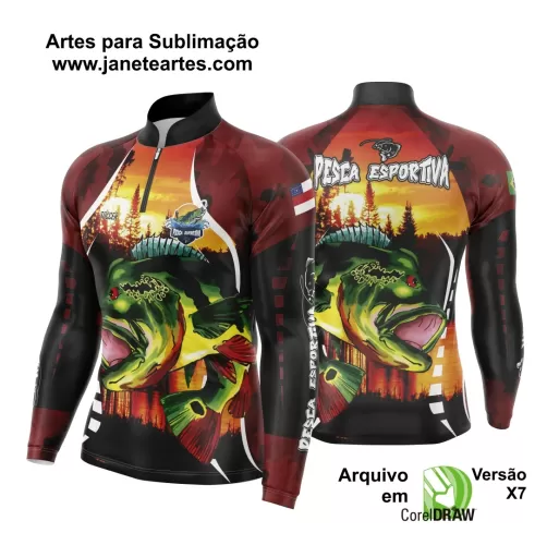 Arte Estampa - Camiseta de Pesca 2024 - 2025