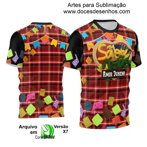 Arte Personalizada para Camisetas - São João - Arraiá - 2025