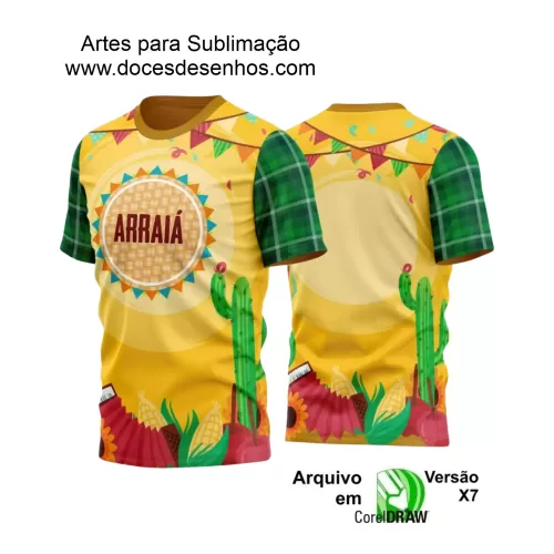 Arte Personalizada para Camisetas - São João - Arraiá - 2025