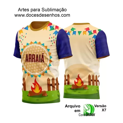 Arte Personalizada para Camisetas - São João - Arraiá - 2025