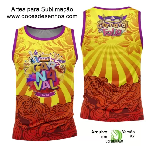 Arte Uniforme Camisa - Bloco Abadá Sublimação Carnaval 2024 - 2025