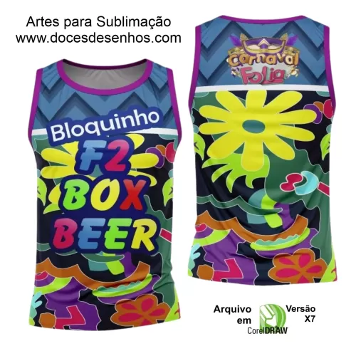 Arte Uniforme Camisa - Bloco Abadá Sublimação Carnaval 2024 - 2025