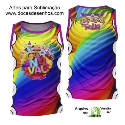 Arte Uniforme Camisa - Bloco Abadá Sublimação Carnaval 2024 - 2025