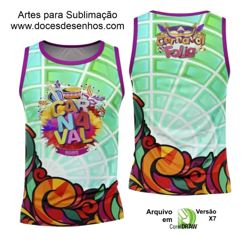 Arte Uniforme Camisa - Bloco Abadá Sublimação Carnaval 2024 - 2025