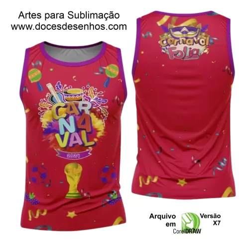 Arte Uniforme Camisa - Bloco Abadá Sublimação Carnaval 2024 - 2025