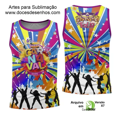 Arte Uniforme Camisa - Bloco Abadá Sublimação Carnaval 2024 - 2025