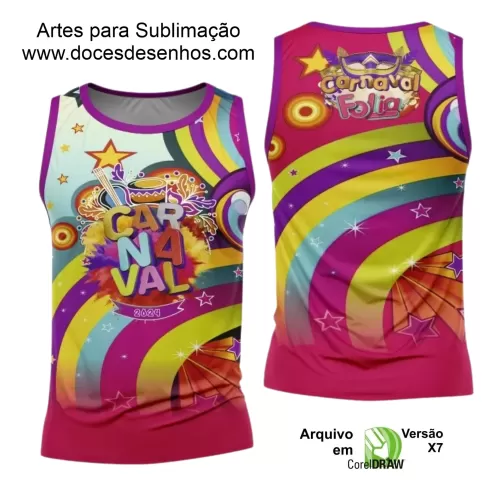 Arte Uniforme Camisa - Bloco Abadá Sublimação Carnaval 2024 - 2025