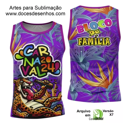 Arte Uniforme Camisa - Bloco Abadá Sublimação Carnaval 2024 - 2025