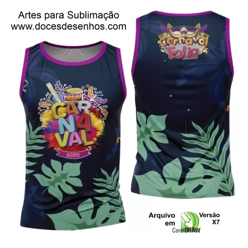 Arte Uniforme Camisa - Bloco Abadá Sublimação Carnaval 2024 - 2025