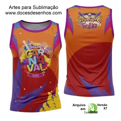 Arte Uniforme Camisa - Bloco Abadá Sublimação Carnaval 2024 - 2025