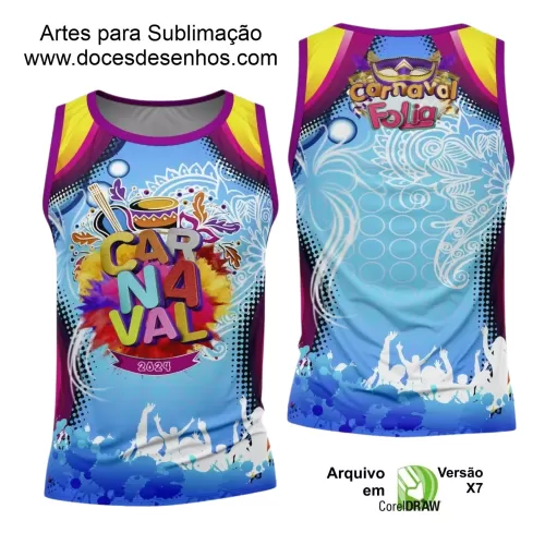 Arte Uniforme Camisa - Bloco Abadá Sublimação Carnaval 2024 - 2025